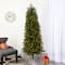 6.5ft. Pre-Lit Colorado Mountain Spruce Artificial Christmas Tree, Warm White LED Lights